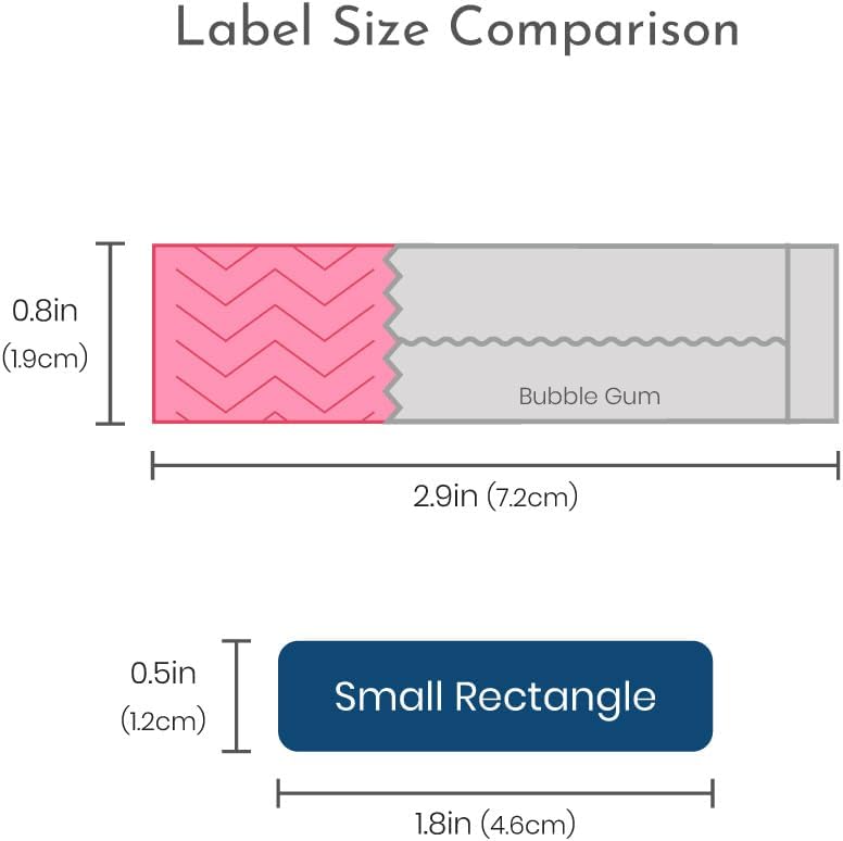 Name Bubbles - Custom Small Rectangle Name Labels for Kids (64 Labels) - Personalized Waterproof Name Stickers for Daycare, Lunch Boxes, Water Bottles, Shoes, School Supplies, & Camp (Soccerball)