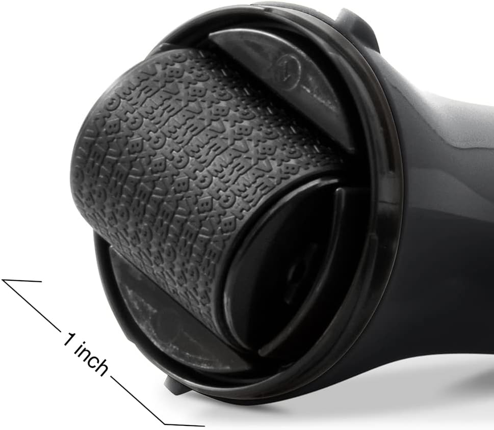 Wide Advanced Confidentiality Roller Stamp by Guard Your ID for Personal Information Concealment, As Seen on TV (3-Pack, Black)