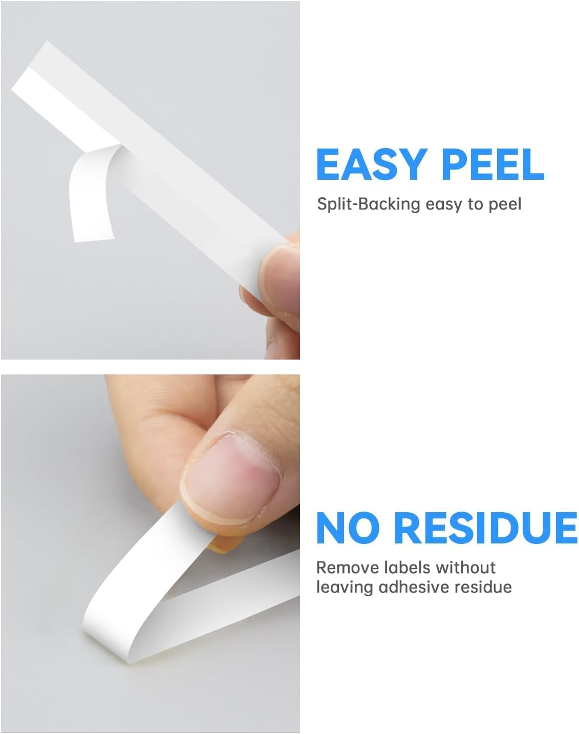 Unismar 6-Pack Compatible for Brother P Touch TZe-231 TZe TZ Label Tape 12mm 0.47 Laminated Colored for Ptouch PT-D210 D220 H110 D400 D410 Label Maker, White/Blue/Pink/Lime Green/Silver/Gold