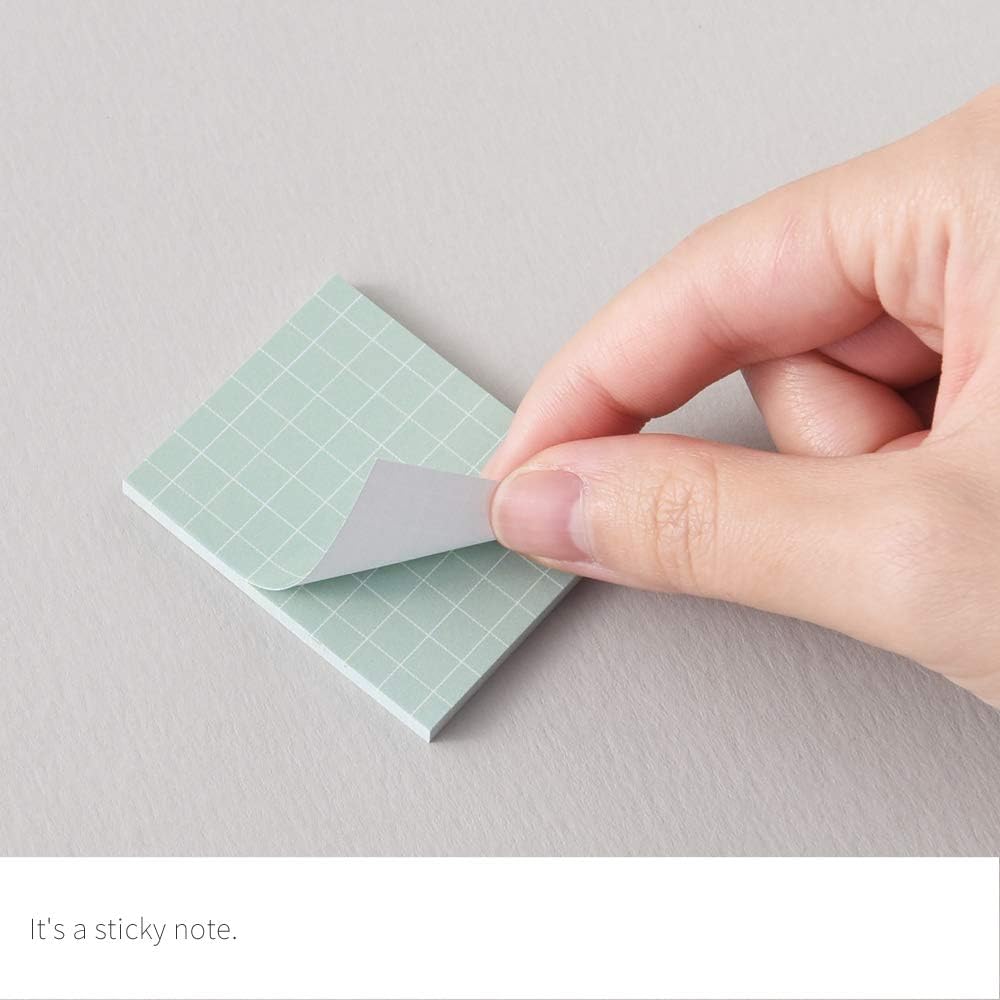 Monolike Color Palette Sticky Grid 300 D Set 4p - Self-Adhesive Memo Pad 30 Sheets