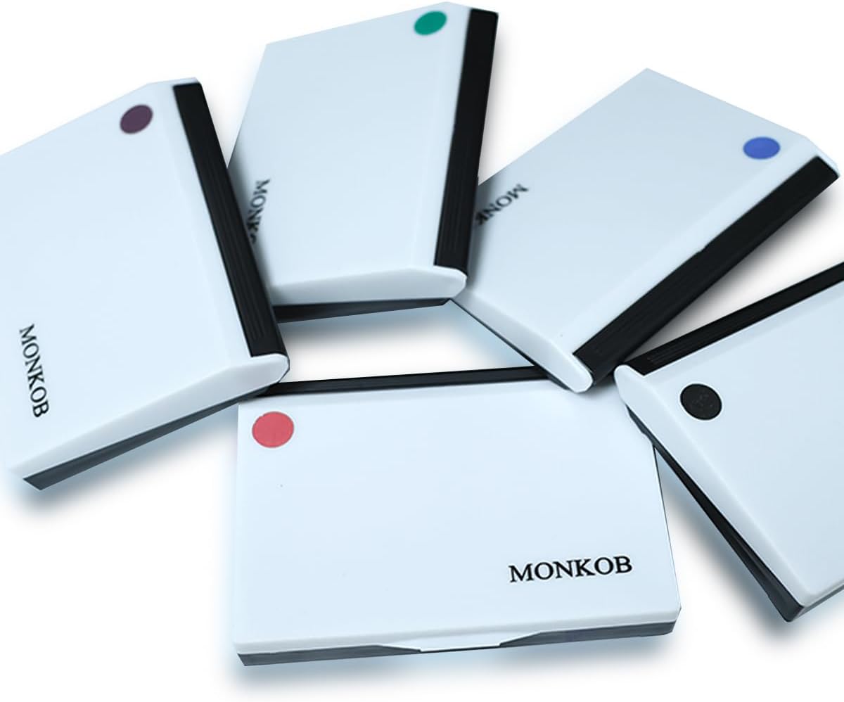 Blue Ink Stamp Pad 2.75" x 3.93", Ink Paste Used for Office, Home, Crafting, DIY (Blue)