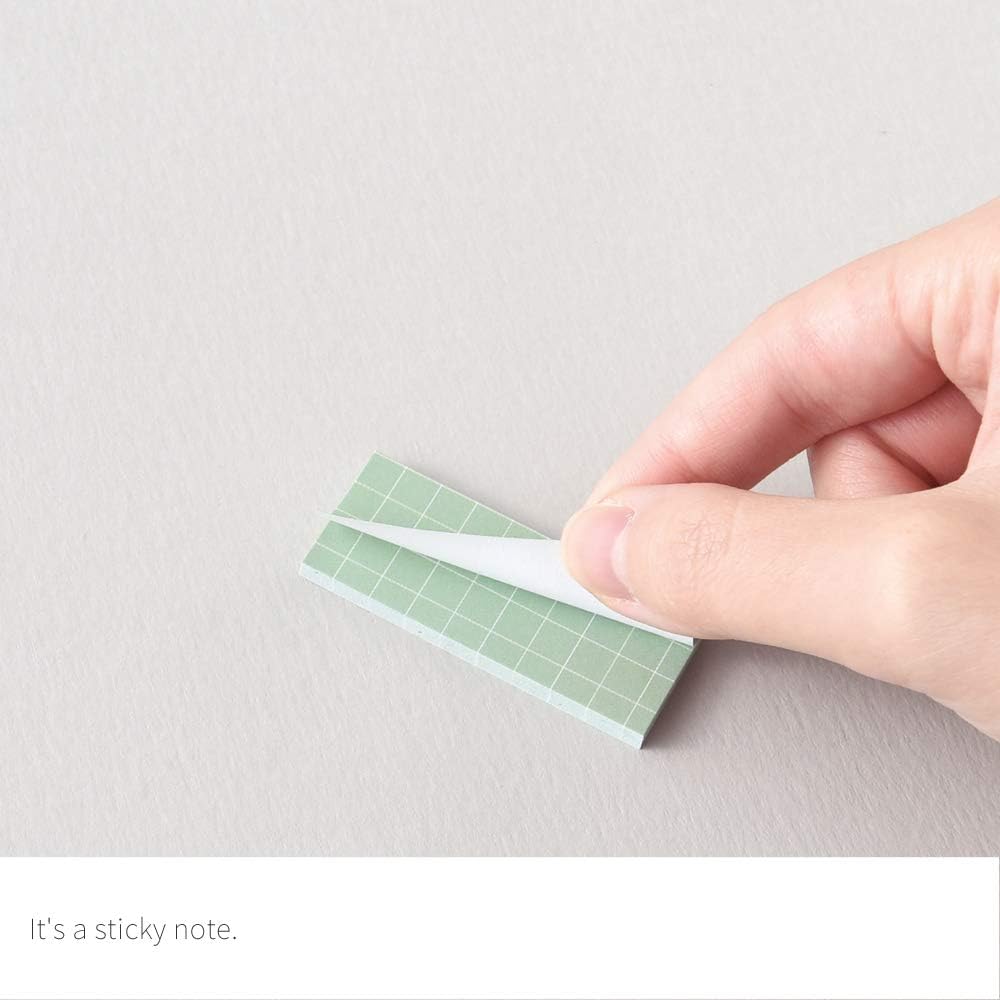 Monolike Color Palette Sticky Grid 500 C Set 4p - Self-Adhesive Memo Pad 30 Sheets