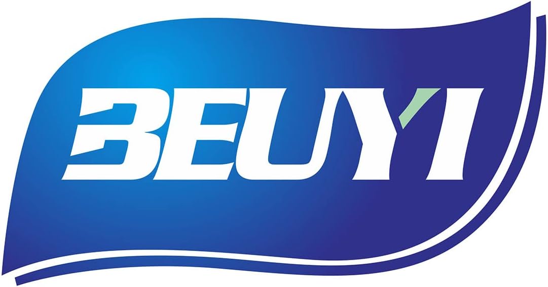 BEUYI Clear 9.5'' x 6.7'' Adhesive Shipping Label Pouches/Sleeves, Plastic Packing Slip Envelope Protector Holder, Easily Fits Half of Letter-Size Paper (60 Pack)