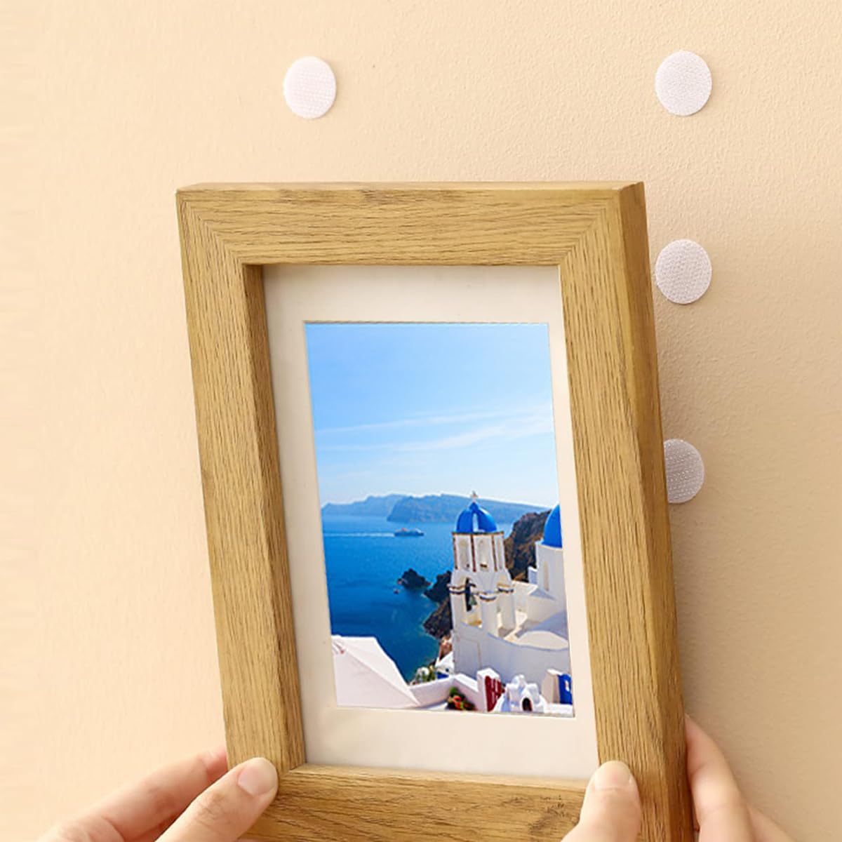 1200Pcs (600 Pairs) 0.59in/15mm Diameter Hook and Loop Self Adhesive Dots Tapes, White Nylon Sticky Back Dots, Fastener Round Tapes for Home, Office and Classroom