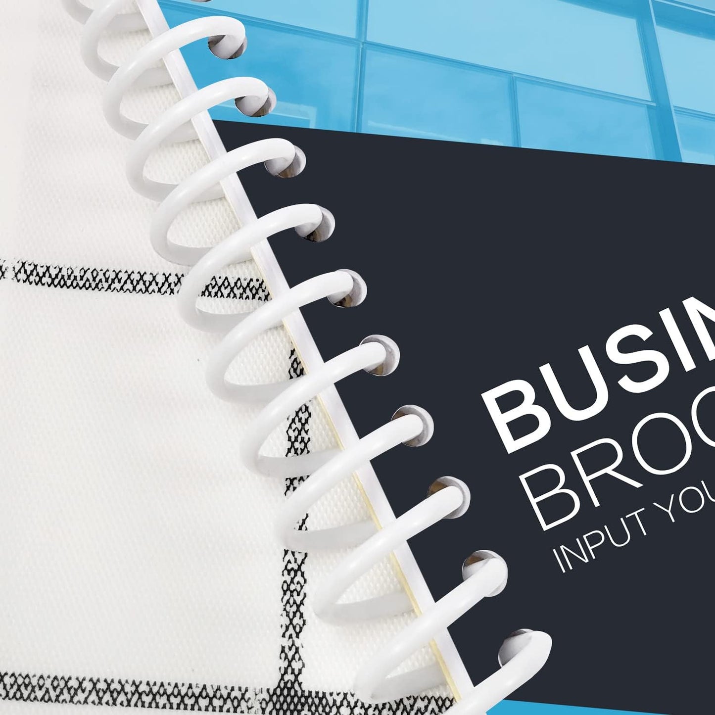 Rayson 5/8" Plastic Spiral Binding Coil, 140 Sheet Capacity, 4:1 Pitch 15.9mm White Coil Bindings Spines - 100/Box for Business and Educational Purposes