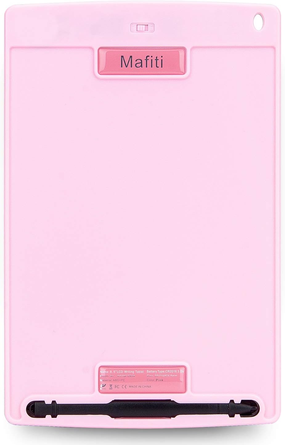 Mafiti LCD Writing Tablet 8.5 Inch Electronic Writing Drawing Pads Portable Doodle Board Gifts for Kids Toys for Girls Pink