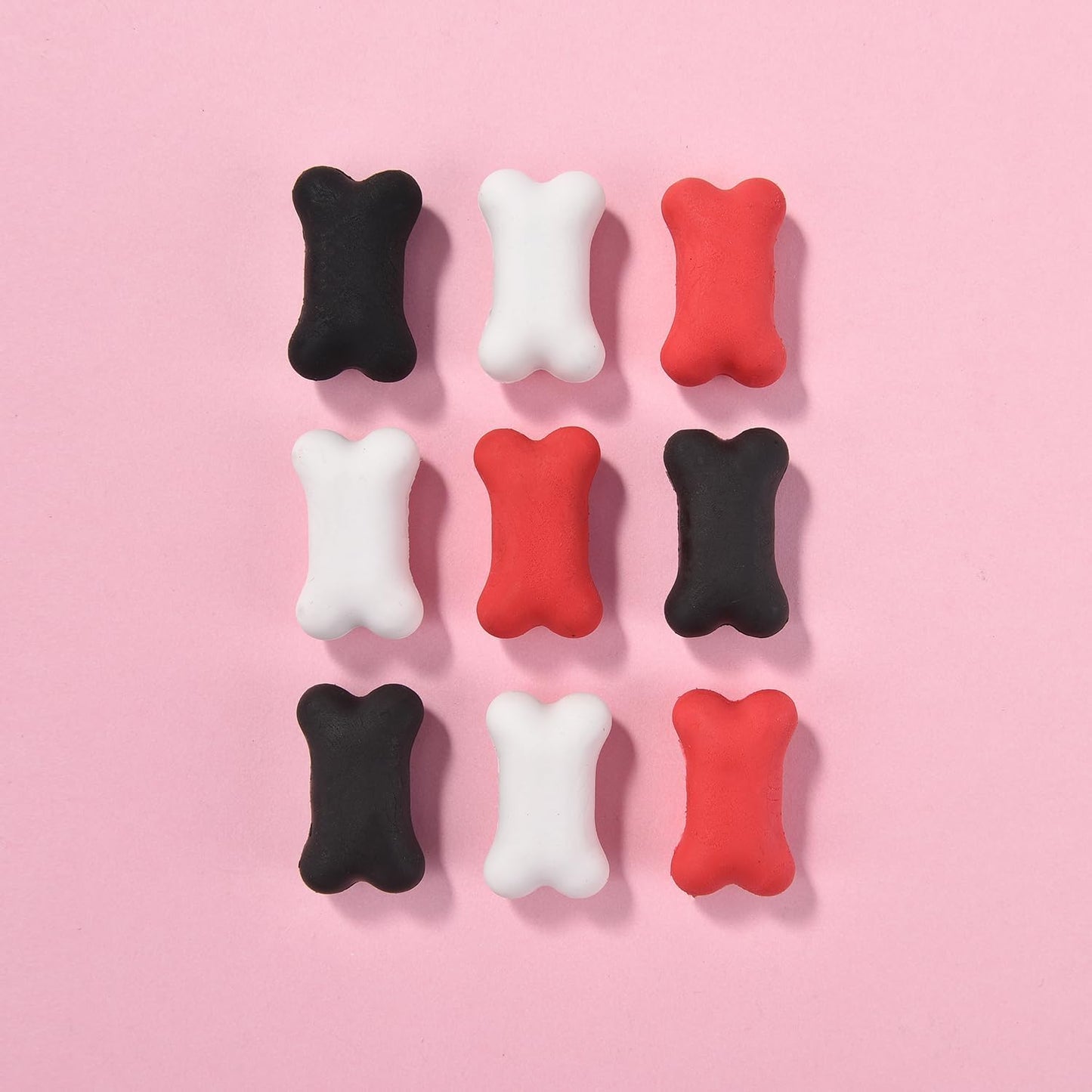 12 Pack Bone Erasers for Kids, 3D Erasers for Boys and Girls, Fun Take Apart Erasers for School Supplies Prize Gifts Party Favors