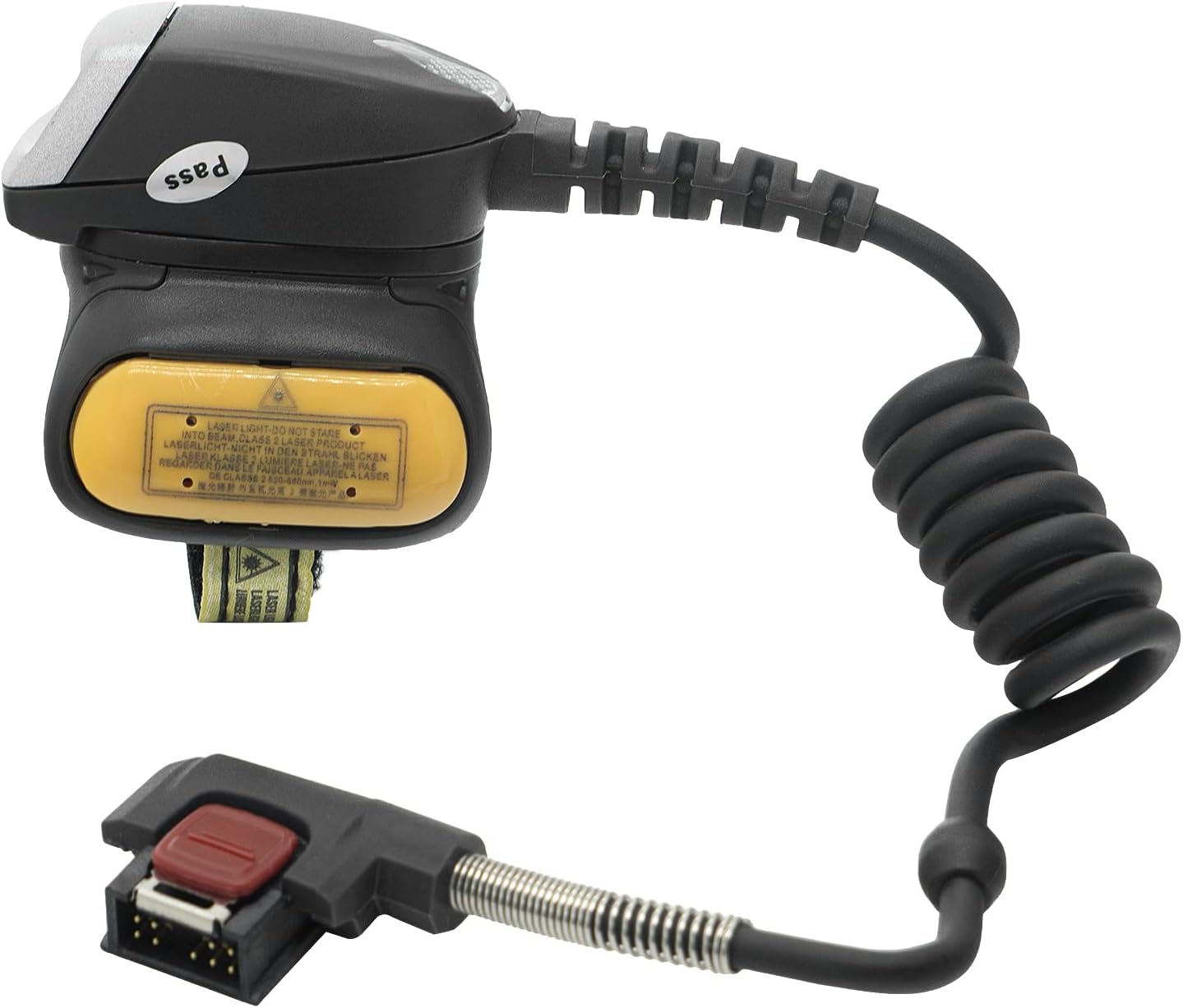 RS419 Ring Scanner for Symbol Zebra WT41N0 WT4090, RS419-HP2000FSR Wearable Ring Barcode Scanner Reader,1D Laser,Cable to ARM Mounted Unit