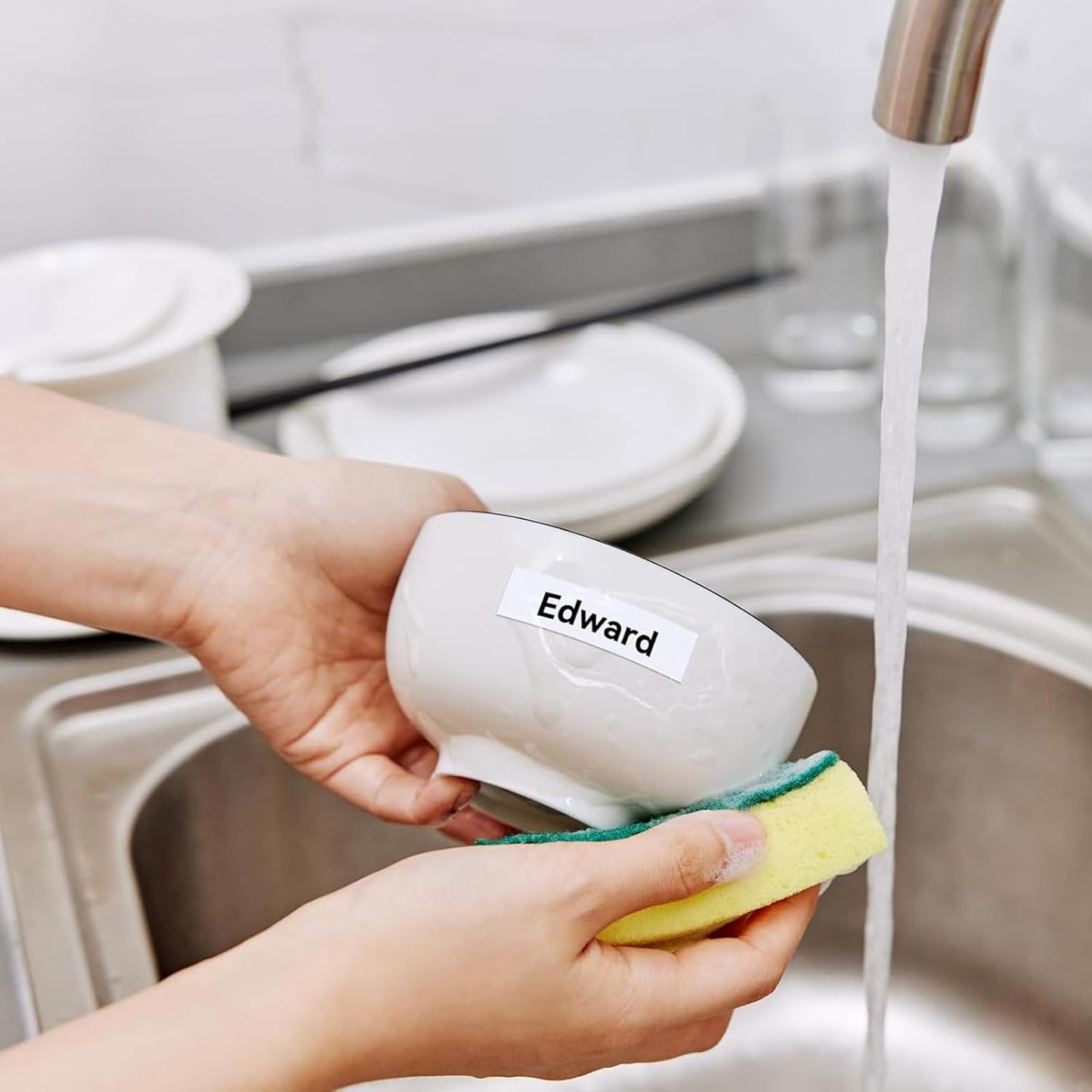 18mm 0.7 Laminated White Tape TZe-241 Compatible with Brother P Touch Label Maker PTD410 PT-D400 D610BT PT-D600 PT-2700 PT-1880, TZe Tz Tape 3/4 Inch, Black on White, 20 Pack