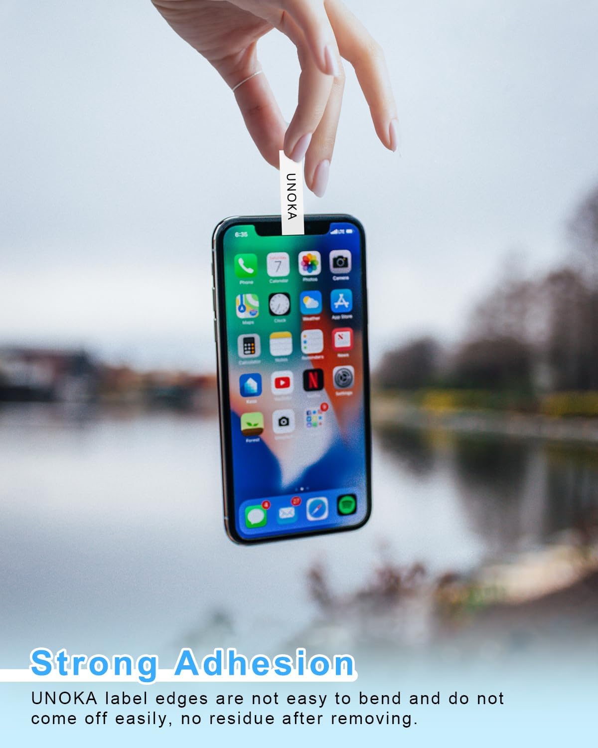 UNOKA Ptouch Tape 12mm 0.47 White Laminated Compatible with Brother Label Maker PTH110 PTD220 PTD210, TZe TZ Tape TZe-231 Black Ink on White Refills, Waterproof, Indoor/Outdoor Use, 2 Pack