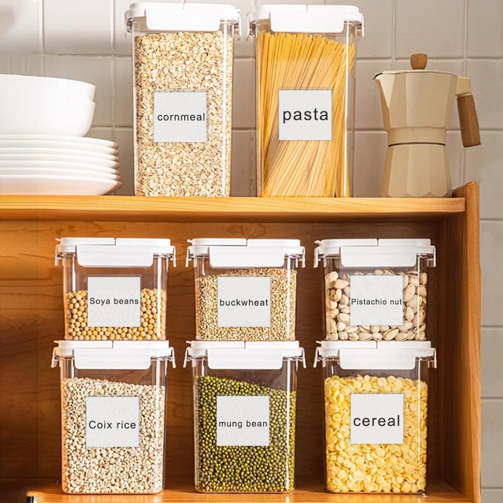 60 Pack Self Adhesive Pockets, Bin Labels for Storage Bins Clear Label Holder Index Card Pockets Card Holder for Organizing and Protecting (3.5 x 3.5 inches)