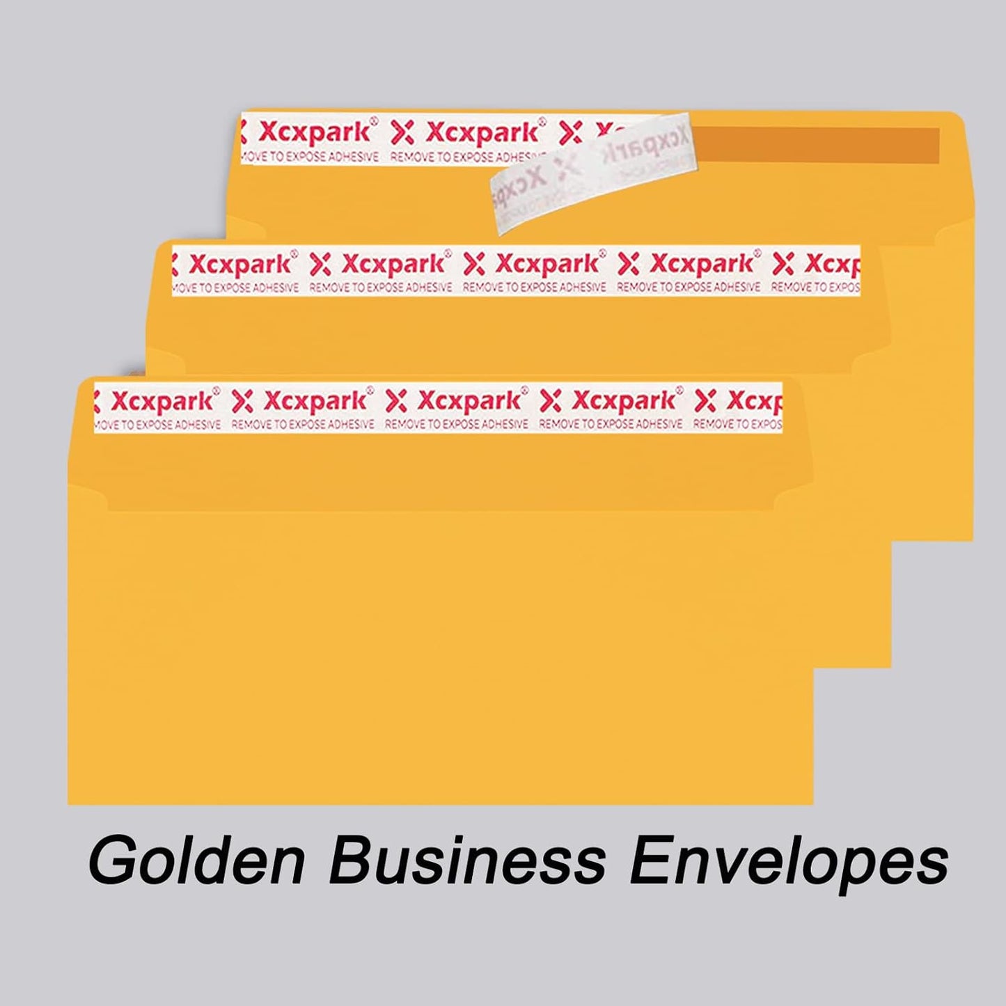 120 PCS #10 Golden Self Seal Kraft 4-1/8 x 9-1/2 inches Security Envelopes, Windowless Invisible Envelopes Super Strong Quick Seal Envelopes Security Tint Pattern Secure