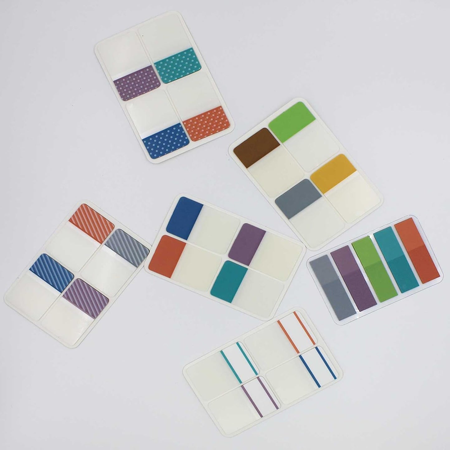 ELII 900 PCS 1 Inch Book Tabs Sticky Index Tabs,Writable and Repositionable File Tabs Flags Colored Page Markers Labels for Reading Notes, Books and Classify Files, 41 Sets