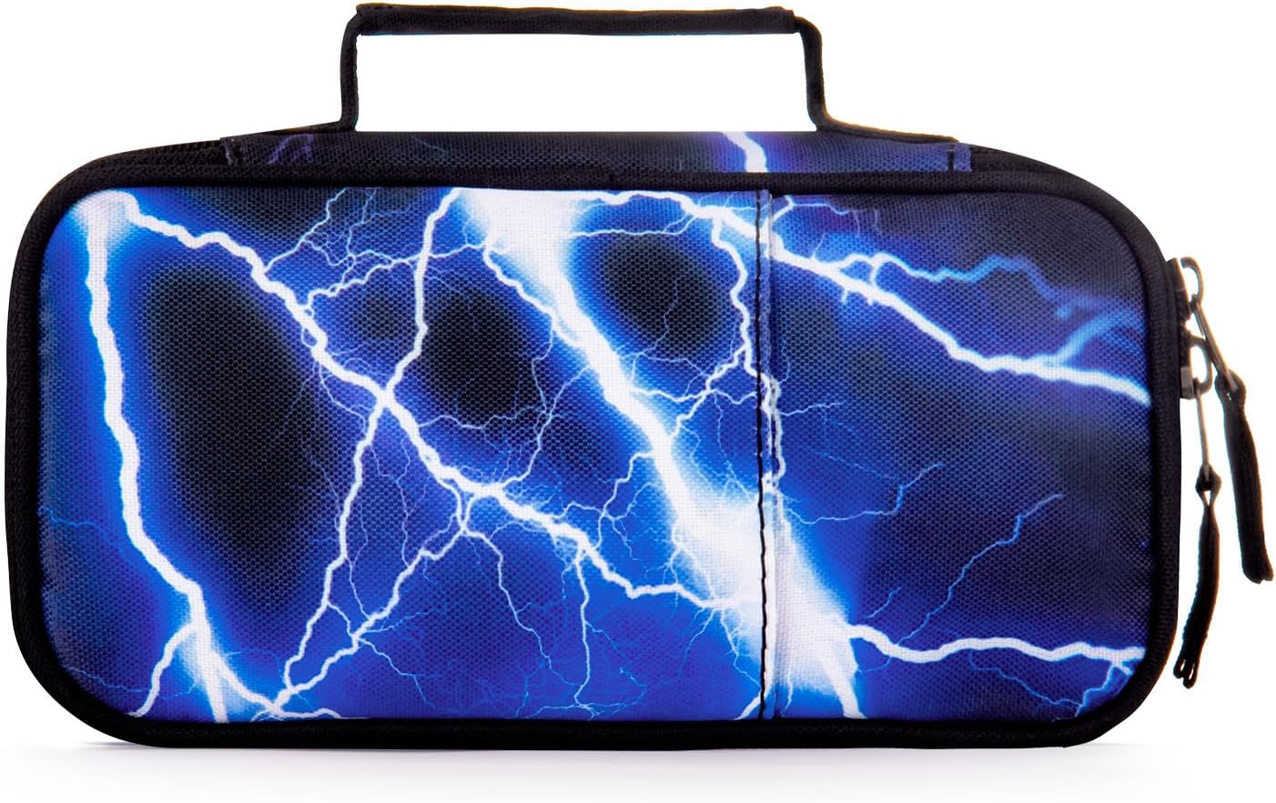 Choco Mocha Lightning Pencil Case for Boys, Soft Pencil Case Kids Pencils Pouch for Kindergarten Boys, Blue