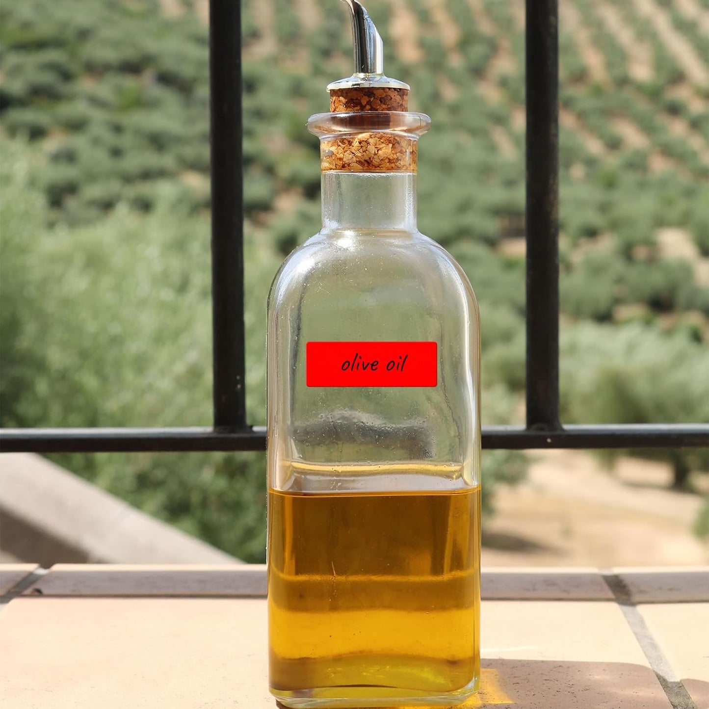 Red Rectangle Stickers 2 x 1 Inch Color Coding Labels Vinyl Roll Self-Adhesive Waterproof Removable 500 PCS