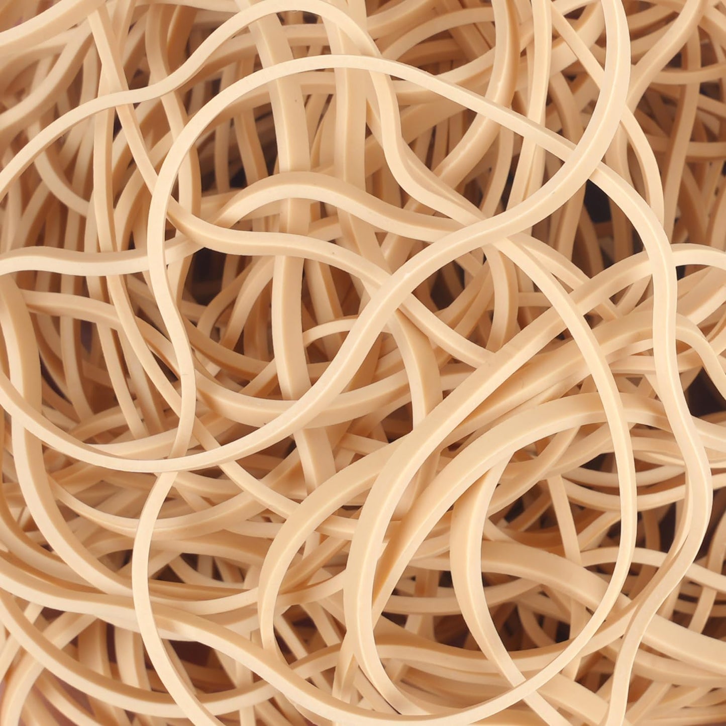 Rubber Bands 150Pcs 4.8inch Big Elastic Rubber Band Beige Large Rubber Bands for Office Supplies File Folders Litter Box (4 4/5" x 1/8")