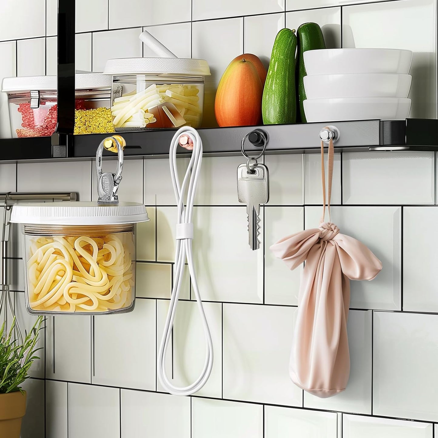 FINDMAG Gold Fridge Magnets, Small and Strong Whiteboard Magnets, Magnetic Push Pins for Adult, Refrigerator, Office Accessories, Home Decor