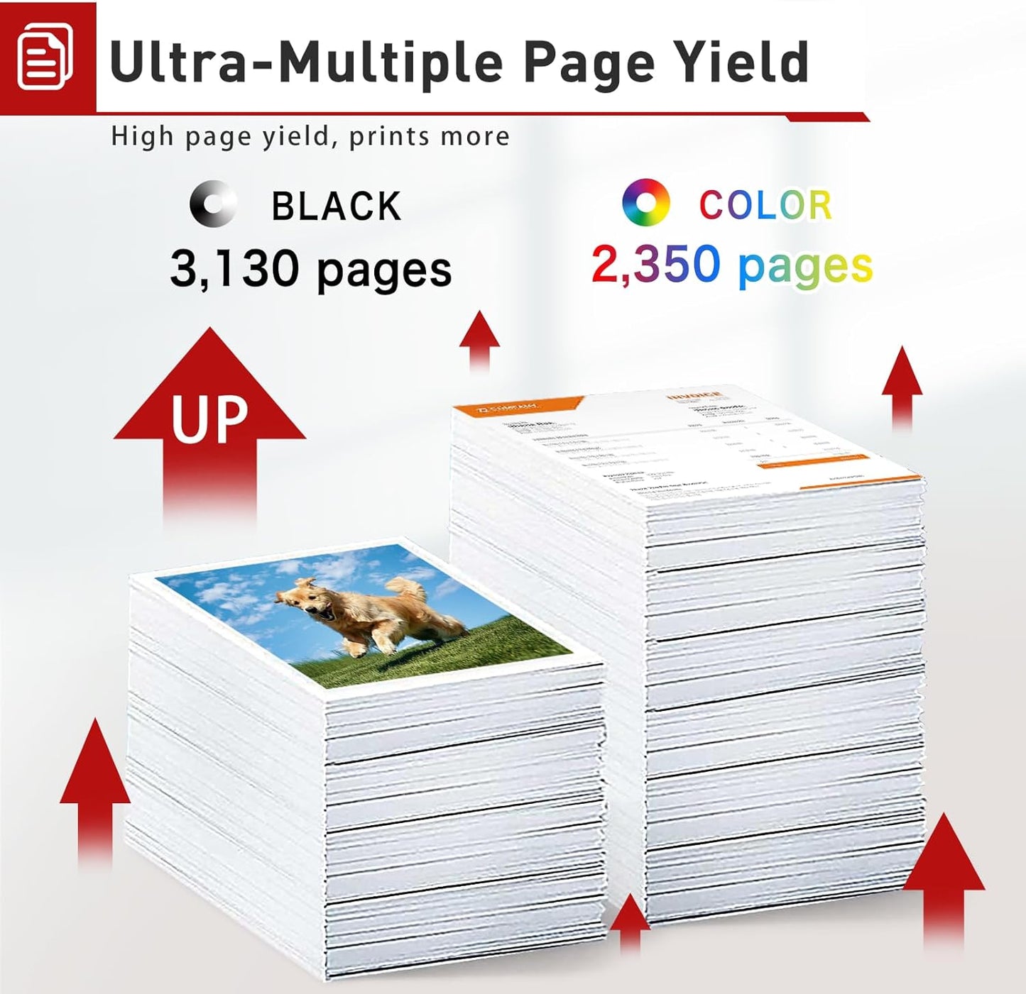067 Black Toner Cartridge: Compatible with Canon 067 067H CRG-067 Toner Cartridge Set Work for imageClass LBP632Cdw LBP633Cdw MF656Cdw MF654Cdw MF632Cdw MF656Cdw Printers,with Chip
