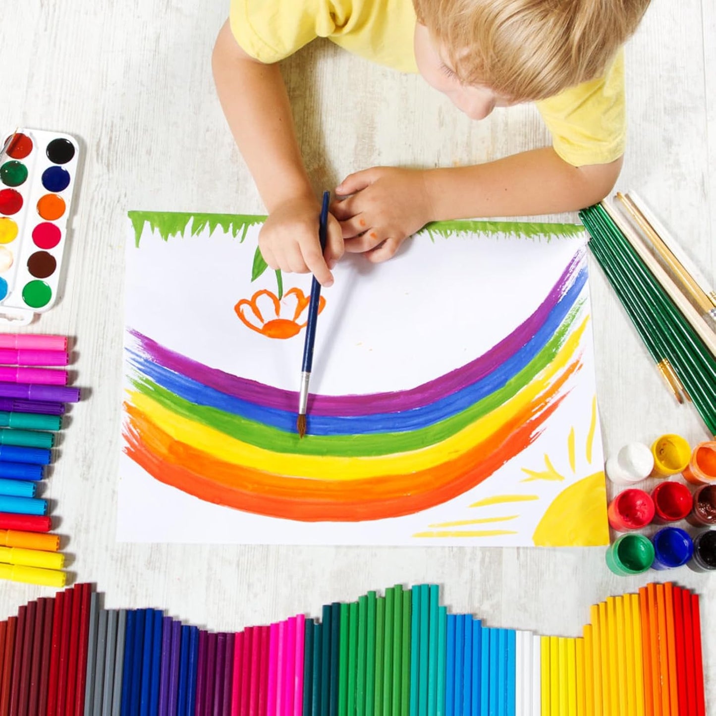 VinTS 22x28 White Poster Board, 100PCS Poster Paper,2 Side Glossy & Matte Thickness Poster Board Bulk for School Arts,Vision, Science Fair(Pack of 100)