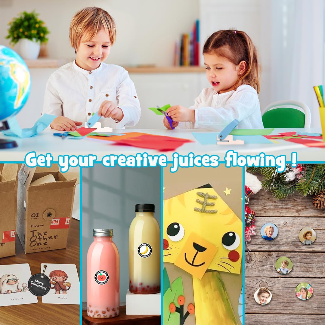 UCEC Heart Hole Punch 1 Inch, Heart Punches for Paper Crafts, Handmade Craft Paper Punch Shaped Hole Punch, Craft Lever Punch for Tags Cards Scrapbooking Home School Office Supplies