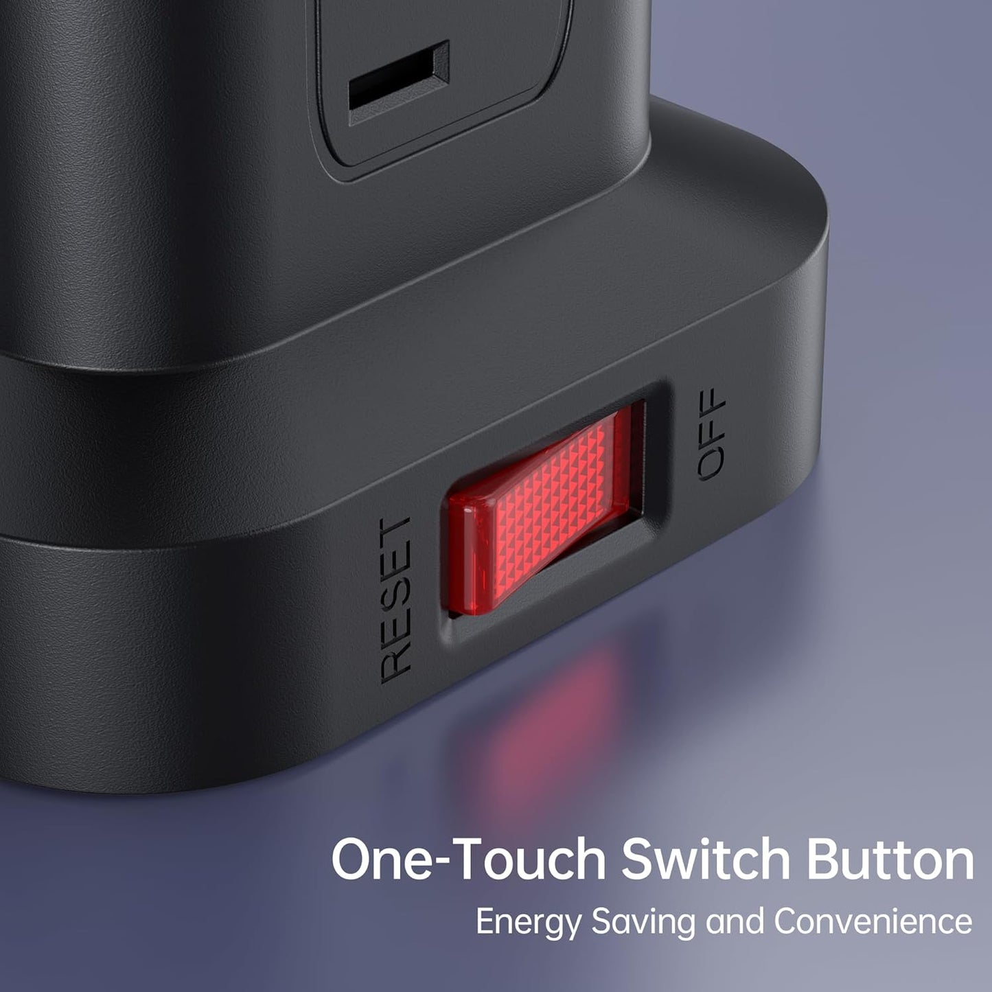 15FT USB C Power Strip Surge Protector Tower, Mini Power Strip Tower Travel 12 AC 4 USB Power Strip with USB Ports, Overload Protection for Home Office