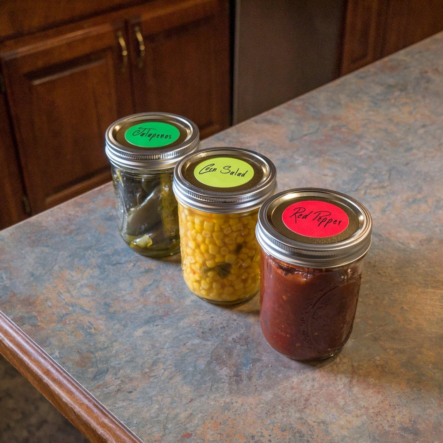 ChromaLabel 2 Inch Circle Sticker Labels, Easy to Write On Round Colored Stickers, Permanent Adhesive Labels - 500 Sticky Dots per Roll, Green Stickers