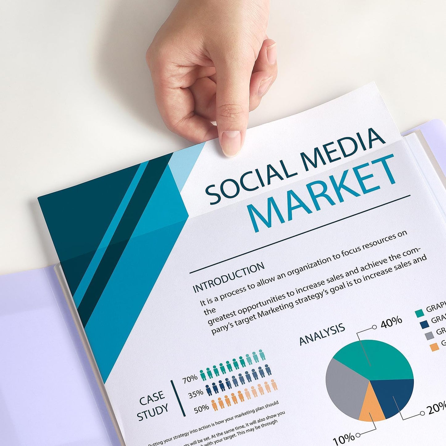 Tamaki Portfolio Binder with Plastic Sleeves, Pocket Portfolio Folder with Clear Sheet Protectors, Display 60 Pages Book, Presentation Book for Artwork, Document Organizer, 1 Pack (Purple)