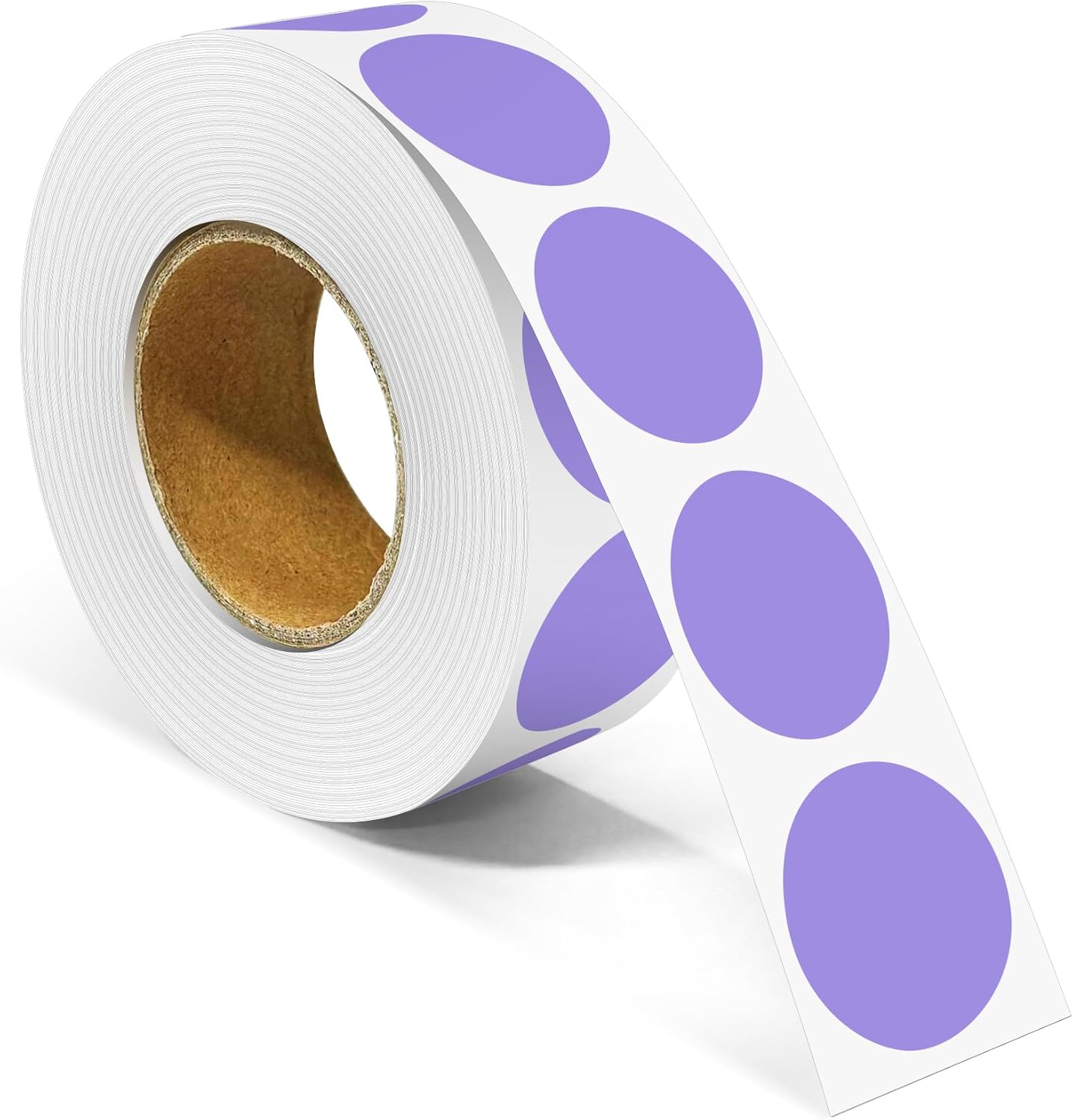 1 Inch Round Color Coding Labels, 1000 Dots Per Roll Lavender Color Coded Dot Stickers, Round Color Dot Labels for Organizing, Filing, and Storage