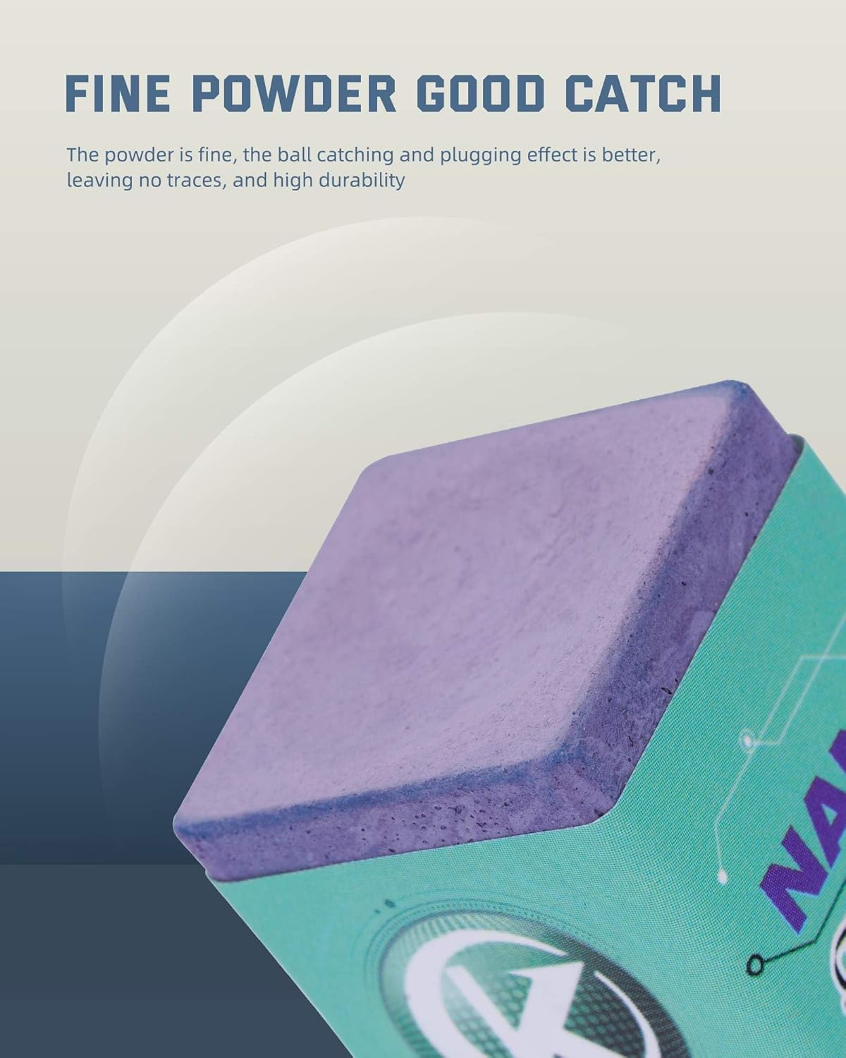 KONLLEN Pool Cue Chalk Nano Technology Billiard Chalk for Professional Tournament Dedicated Pool Chalk (Outstanding Performance, Reduce Miscue, Durable)