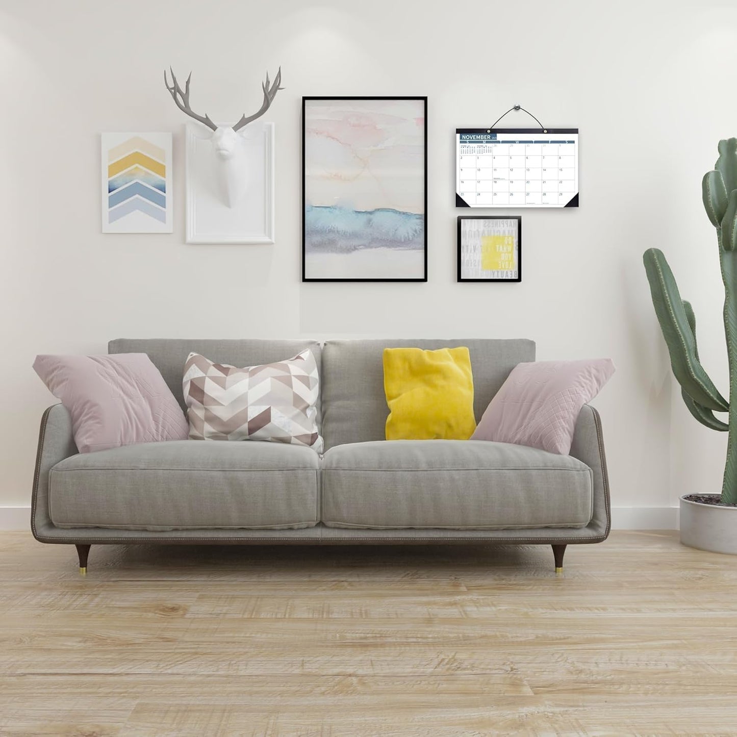 Desk Calendar 2025 Wall Calendars, July 2025 - December 2026 Monthly Planner Paper Office Desktop 17"X 12", Months, Planning and Organizing Home, School, Office, Holiday, Vacation