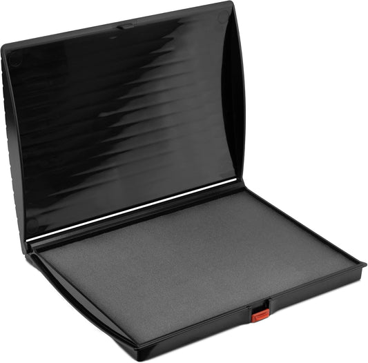 Large Premium Gray Ink Stamp Pad - 5" by 7" - Quality Felt Pad