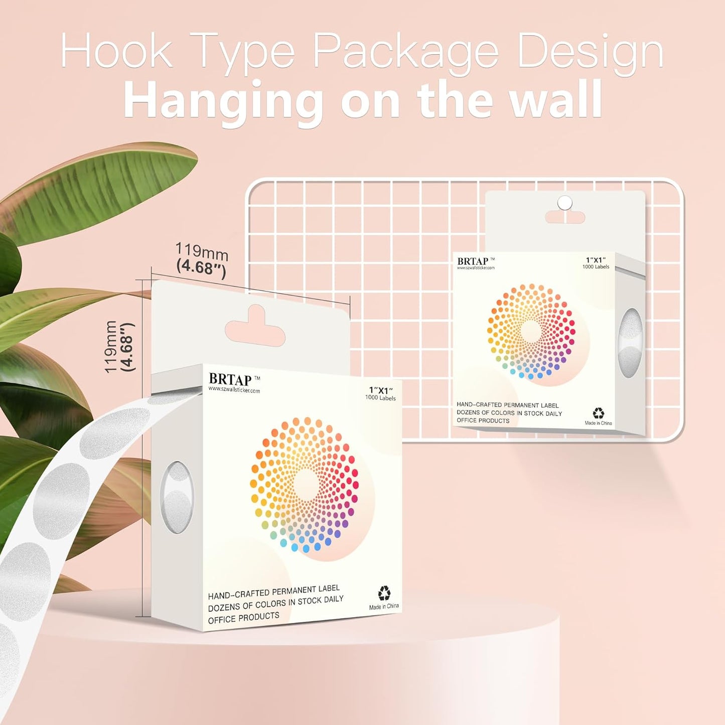 1 Inch Round Color Coding Labels, 1000 Dots Per Roll Sliver Color Coded Dot Stickers, Round Color Dot Labels for Organizing, Filing, and Storage