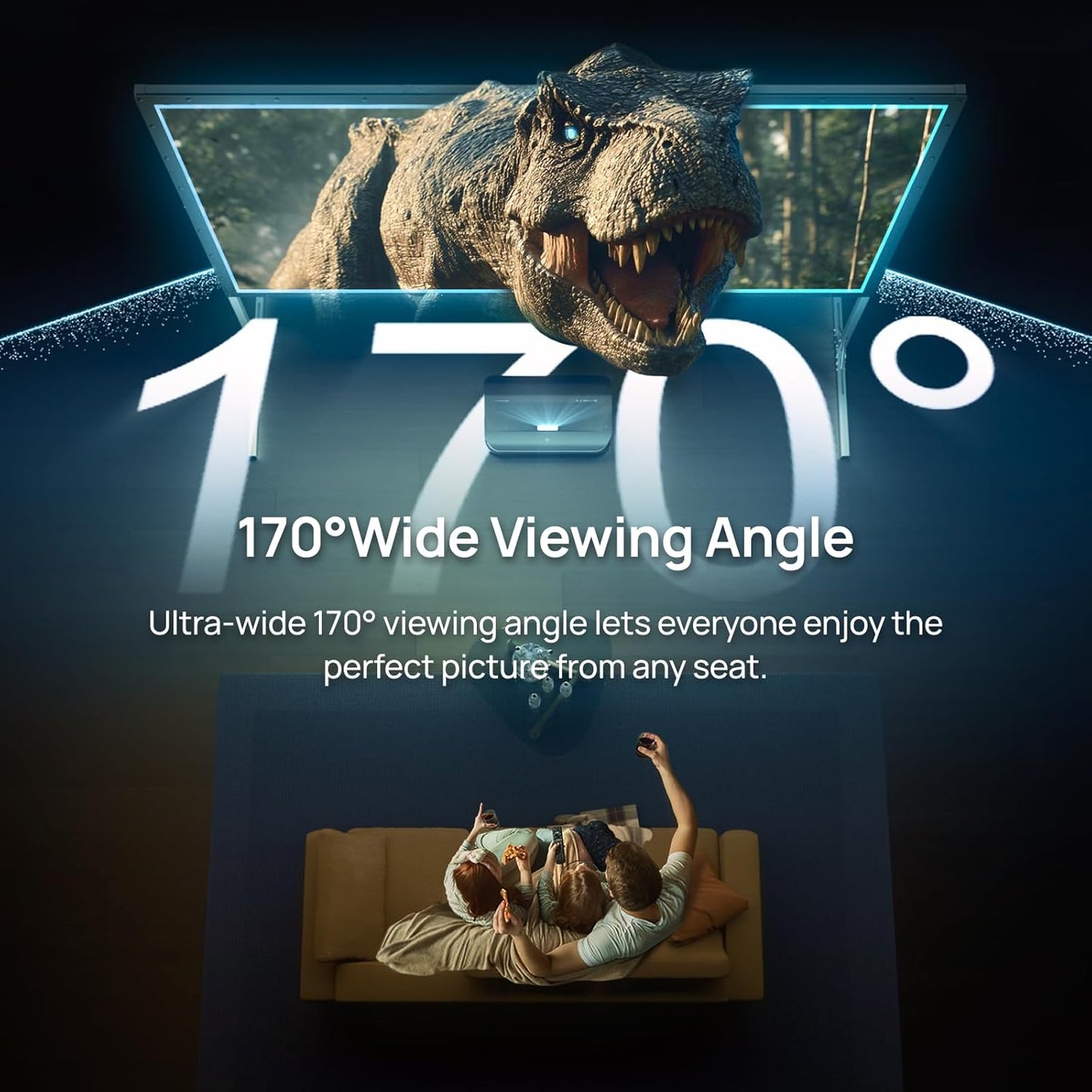 AWOL VISION Folding Outdoor Projector Screen with Stand (180 inches), Portable 16:9 4K HD Rear Front Movie Screen with Carry Bag for Theater Backyard Movie Night,Cinema School