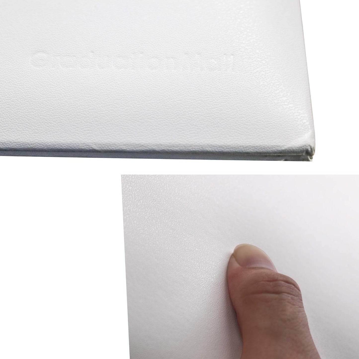 GraduationMall 8.5"x11" Smooth Padded Diploma Cover Certificate Holder White,1-Pack