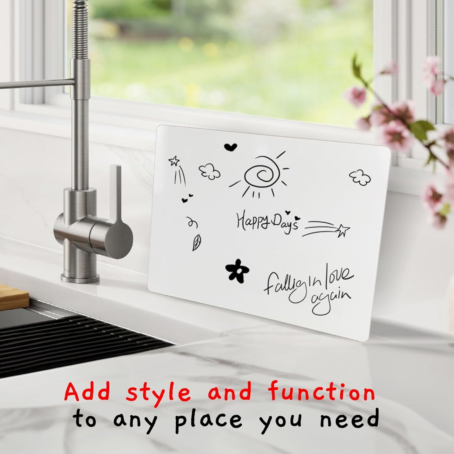 Mini Dry Erase Board for Kids, 3-Pack - 9x12-Inch Small White Boards for Students and Teachers - Double-Sided, Portable, and Easy-to-Clean Writing Boards for Classroom, Office, or Home