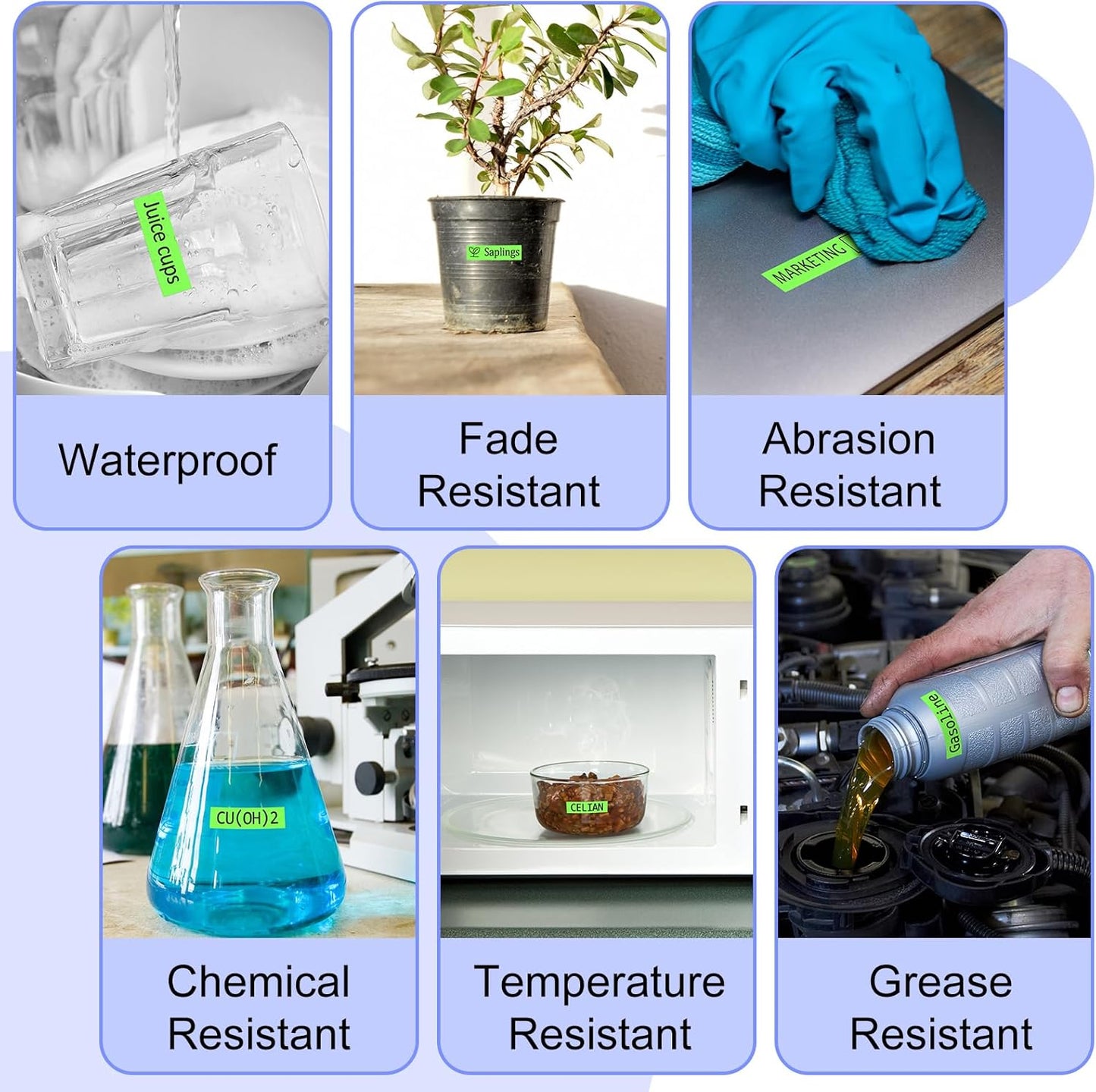 2 Pack Compatible for Ptouch TZe-D21 TZ-D21 TZe TZ Label Tape 9mm 0.35'' Laminated Black on Fluo Green Tape Label Maker Tape for PT-9700PC PT-1880 PT-1230PC PT-1280 PT-1800 PT-1830