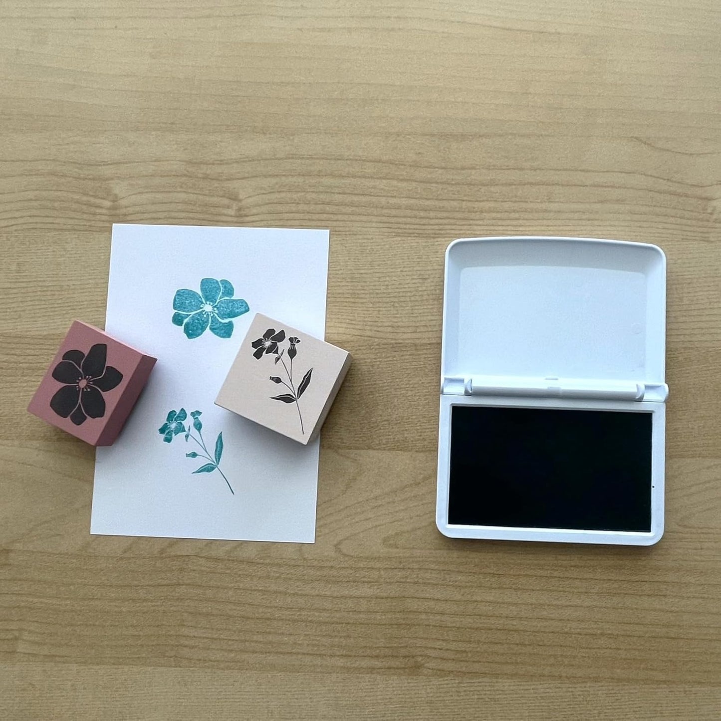 COLOP Make Series, Ink Stamp Pads, with Non-Toxic Premium Ink, Water-Based Acid-Free (Fresh Mint, Make 1-1-15/16" x 3-1/2")