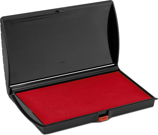 Large Premium Red Ink Stamp Pad - 3" by 6" - Quality Felt Pad