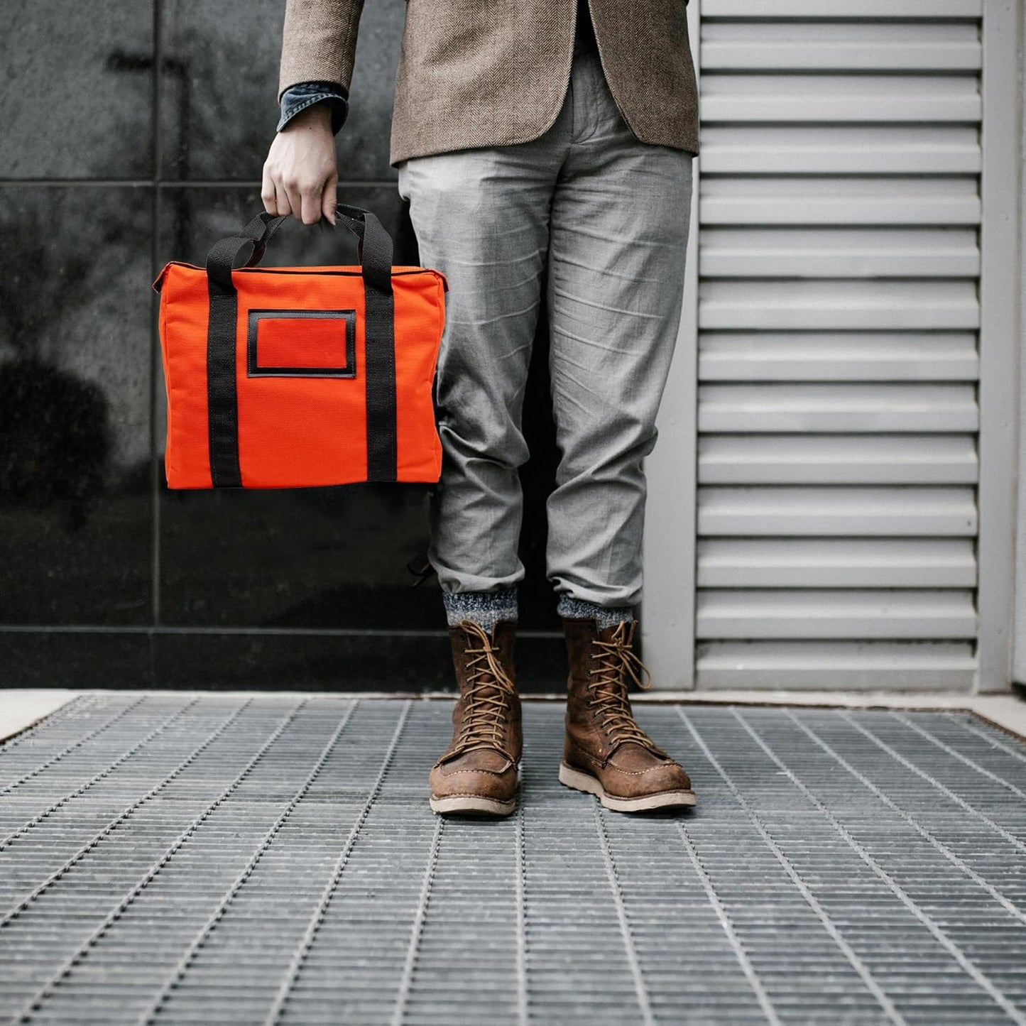 Fire Resistant and Water Repellent Briefcase Document Bag 14 x 11 x 3 Inch