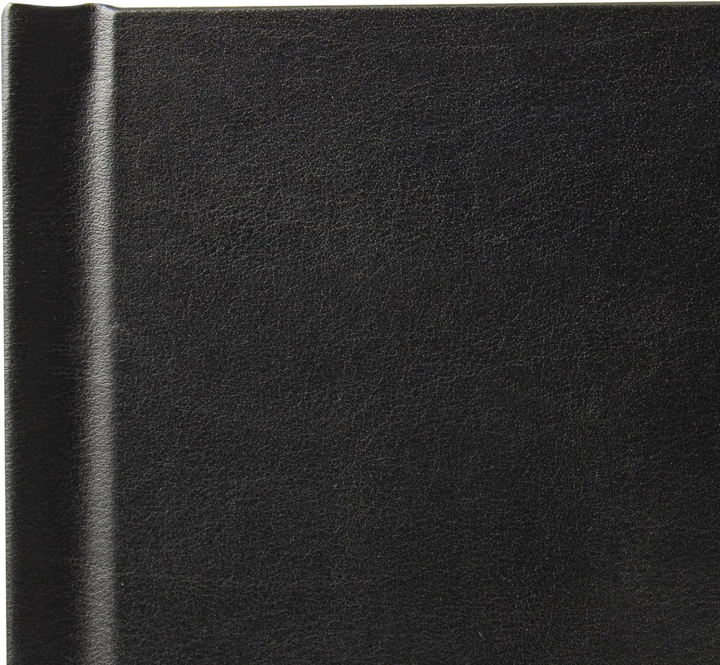 Neil Enterprises Inc. 6" x 8" Black Leather Self-Stick Photo Album - Holds 20 Photos