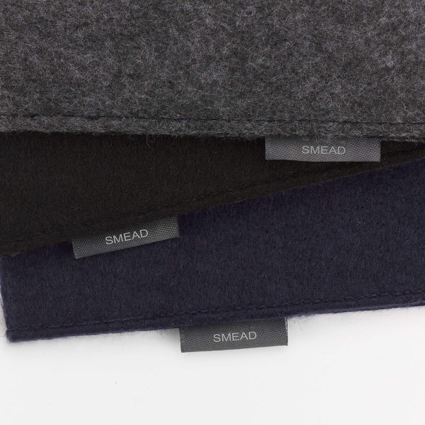 Smead Soft Touch Cloth Expanding File, 2" Expansion, Magnetic Closure, Tabloid Size, Dark Blue (70925)