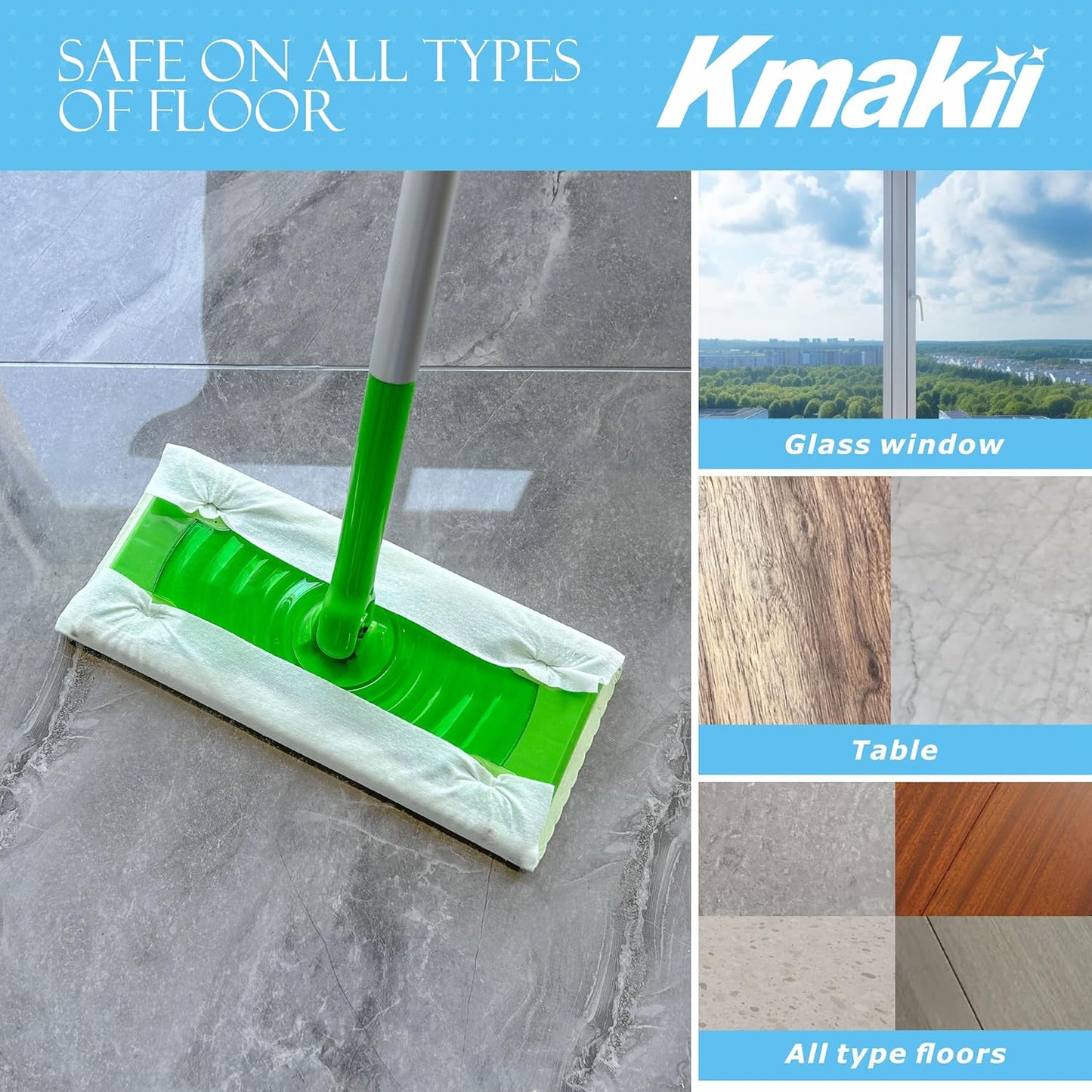 KMAKII Microfiber Dusting Cloths, Diamond Pattern, Disposable Cleaning Cloths for Floor, Furniture, Glass, Electronics, High Absorbency, Sheets, 8.7×11.8 inches (90)