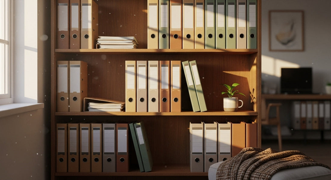 The Quiet Comfort of Organizing Binders, Files, and Paper