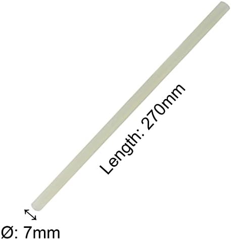TrendBox Pack of 20 Clear 7mmx270mm - Hot Melt Glue Sticks Strips 7mmx270mm Melting Adhesive for Handmade Craft DIY Home Office Project Craftwork Fix & Repairs