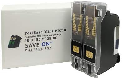 Save On Postage Ink Compatible Red Ink Francotyp Postalia Postage Meter Cartridge Pic10 Red Fluorescent Postage Meter Ink Cartridge for PostBase Mailing System 20/30/45/65/85