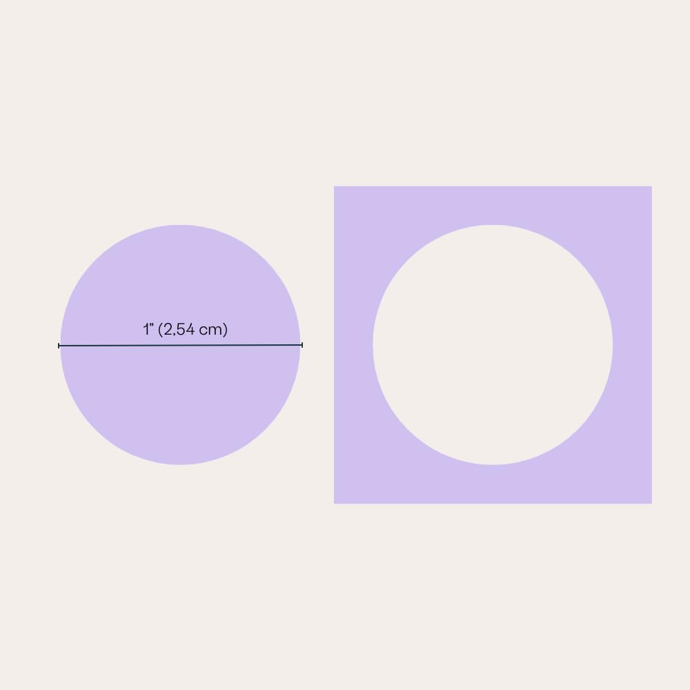 Craftelier - 1 Inch Circle Punch with Lever Press | Shape Hole Puncher for Paper Crafts | Round Hole Punch to Create Scrapbooks, DIY Cards & Journals | Mini Hole Punch for Paper & Cardstock.