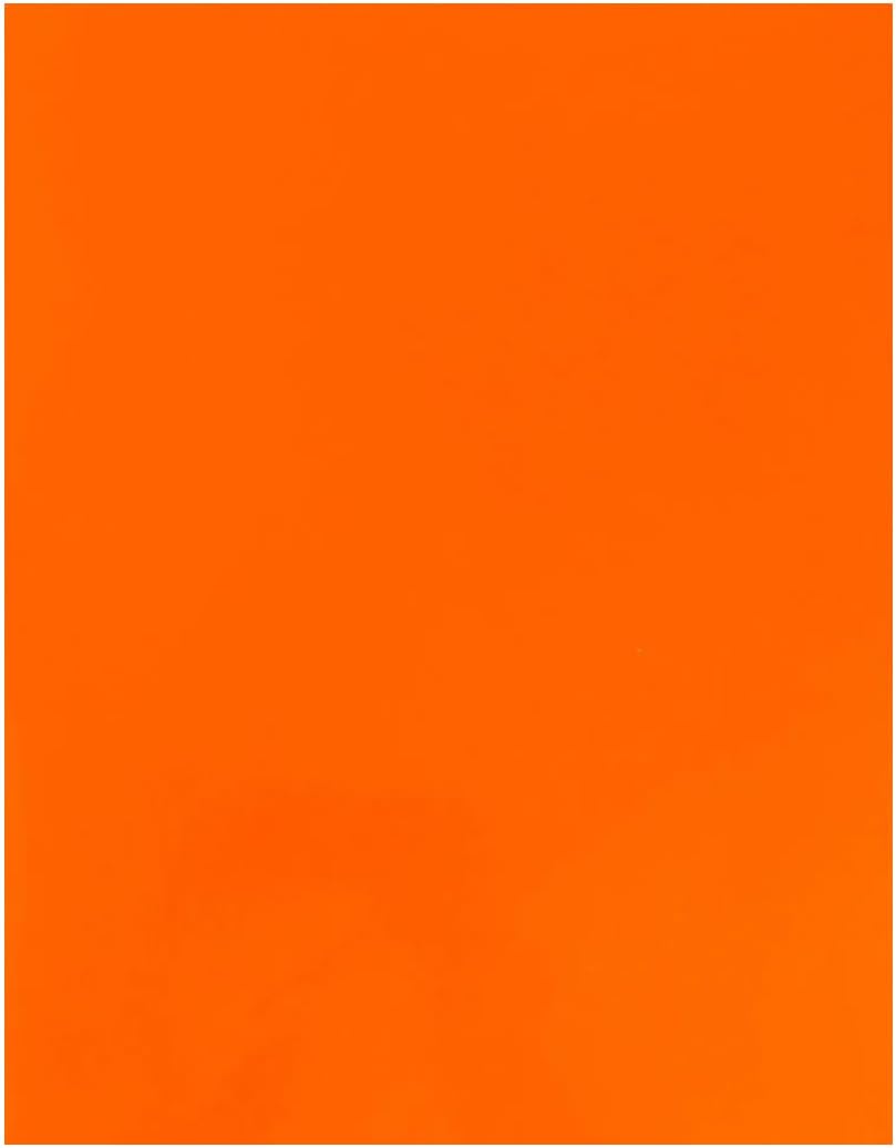 JAM PAPER Custom Printed Semi-Gloss Folders with Round Corner Pockets - Personalized Logo & Text - 10 pt C2S - Orange - 100/Pack