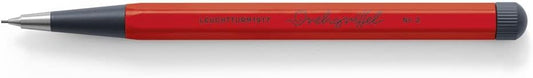 LEUCHTTURM1917 - Drehgriffel Mechanical Pencil - Refillable Writing Stylus with 0.7 mm HB Graphite Lead (Red)