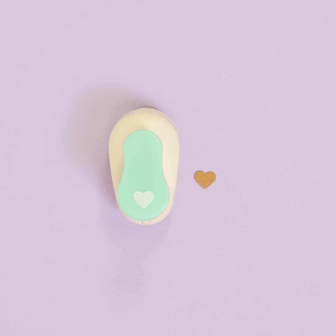 Craftelier - 3/8 Inch Heart Hole Punch with Lever Press | Hole Puncher for Paper Crafts | Heart Punch for Scrapbooking, DIY Cards & Journals | Hole Puncher for Paper & Cardstock.