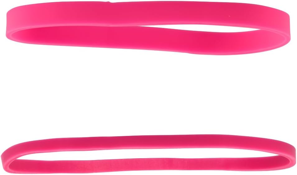 JAM PAPER Colorful Rubber Bands - Sizes 33 & 64 Set - Pink Multi-Purpose Rubberbands - 200/Pack